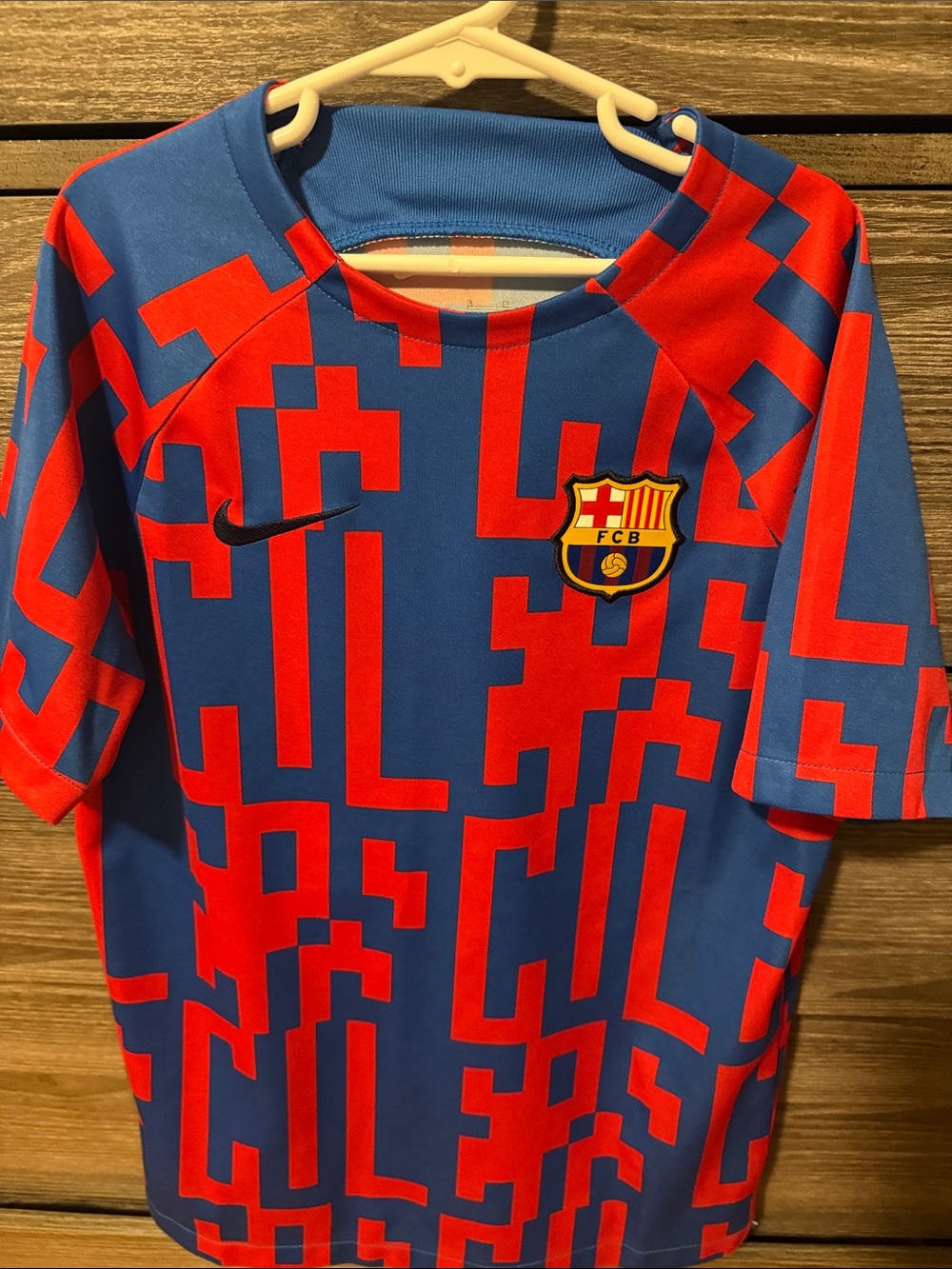 Nike FC Barcelona Kids Short-Sleeve Jersey - Blue & Red